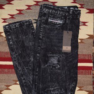 Black NWT Distressed Jeans
